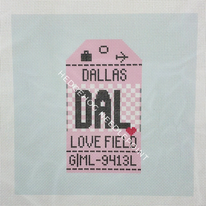 Retro Dallas (Love Field) Luggage Tag