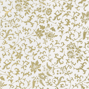 Flora Scrollwork Gift Wrap