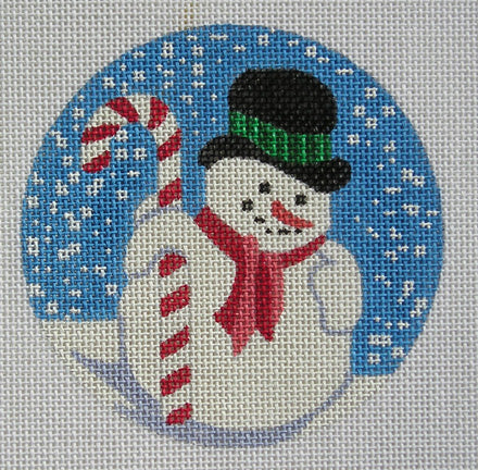 Candy Cane Snowman