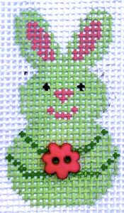 Mini - Green Bunny Smiles