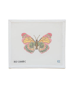 Pink Green Butterfly