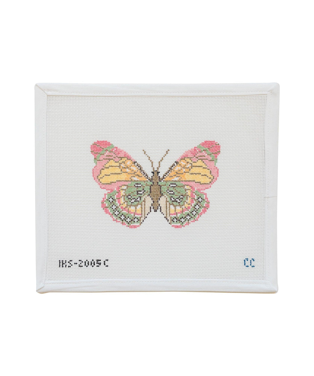 Pink Green Butterfly