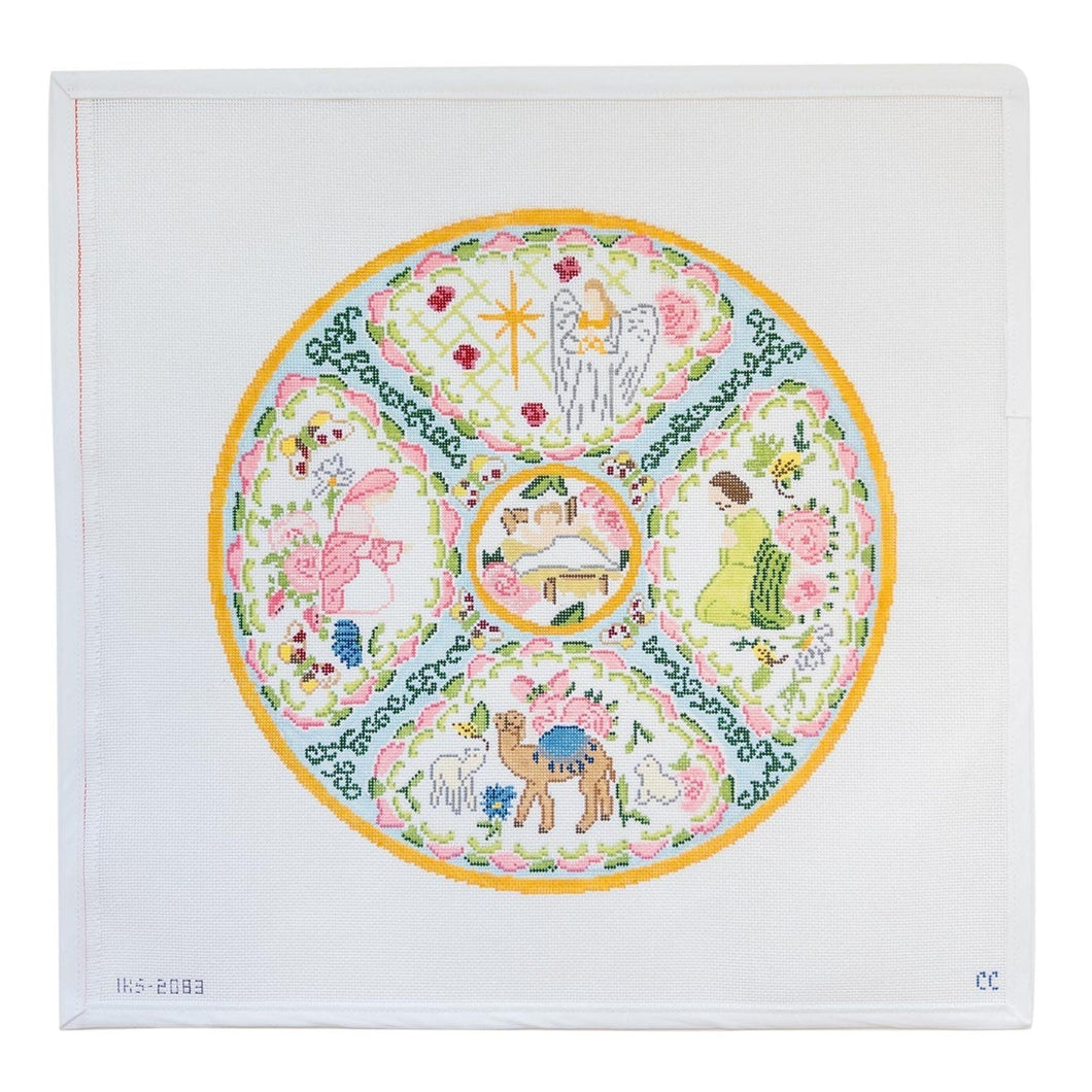 Rose Medallion Nativity