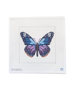 Purple Monarch Butterfly