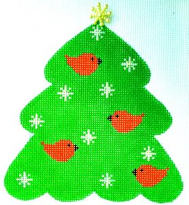 Christmas Tree - Red Birds Tree