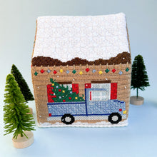 Load image into Gallery viewer, Christmas Home with Blue Truck
