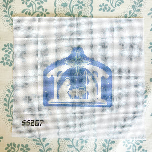 Blue & White Nativity