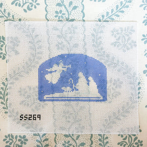 Blue & White Nativity