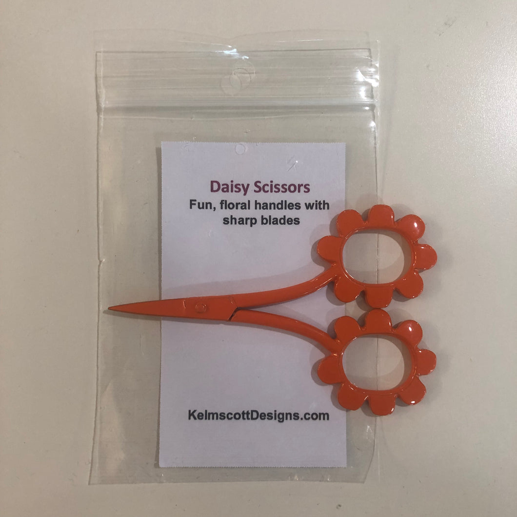 Daisy Orange Scissors