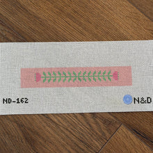 Load image into Gallery viewer, Block Print Key Fob - Pink &amp; Green
