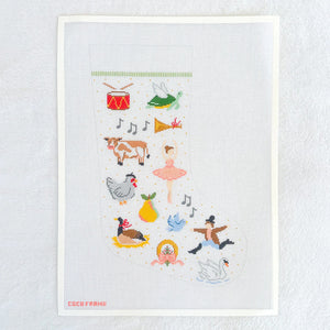 Twelve Days of Christmas Stocking