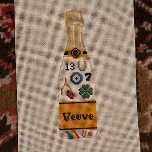 Champagne Bottle Canvas