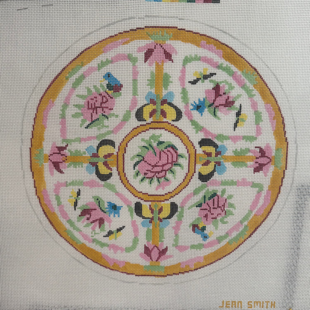 Rose Medallion Platter