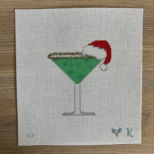Grasshopper with Santa Hat