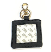 Load image into Gallery viewer, Leather Square Self-Finishing Key Fob
