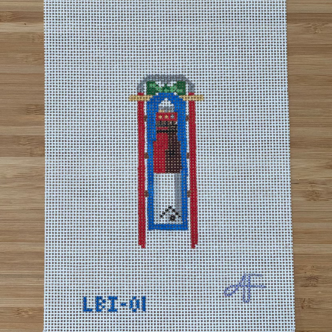 Sled with Lighthouse