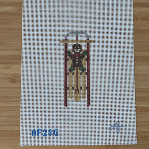 Sled with Gingerbread Man