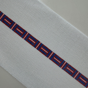 Red and Blue Cross Hatch