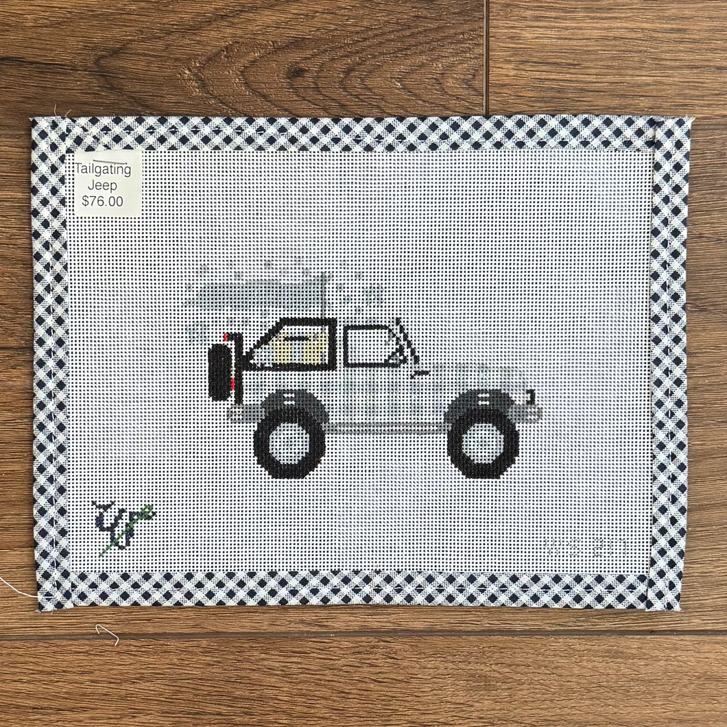 School Tailgating Jeep
