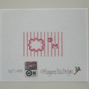 Phi Mu Luggage Tag