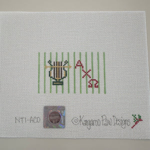 Alpha Chi Omega Luggage Tag