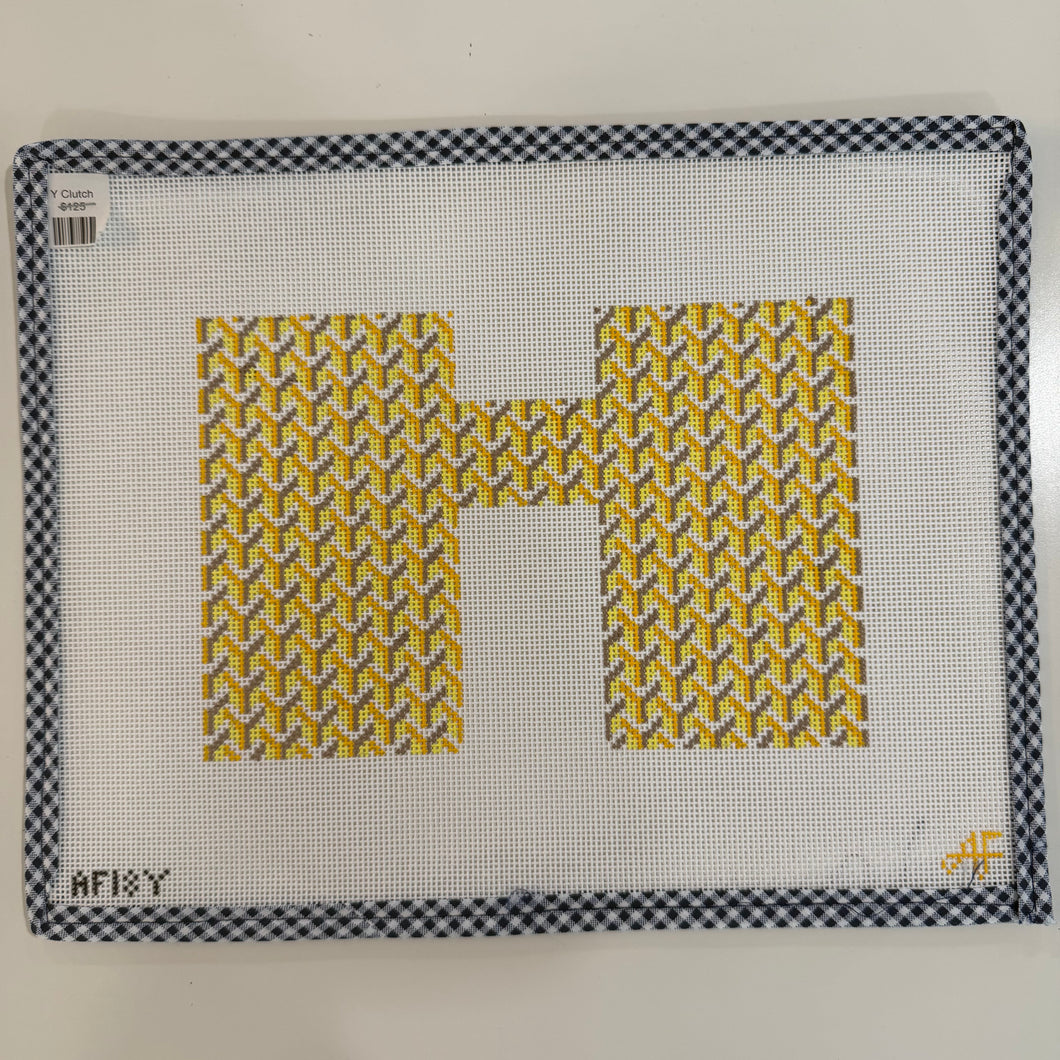 Y Pattern Clutch Front Yellow
