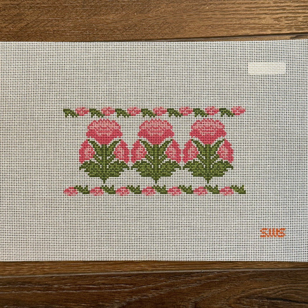 Pink Block Florals