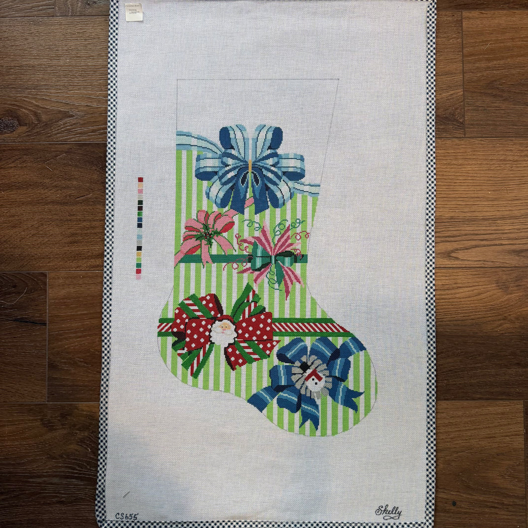 Christmas Bows Stocking