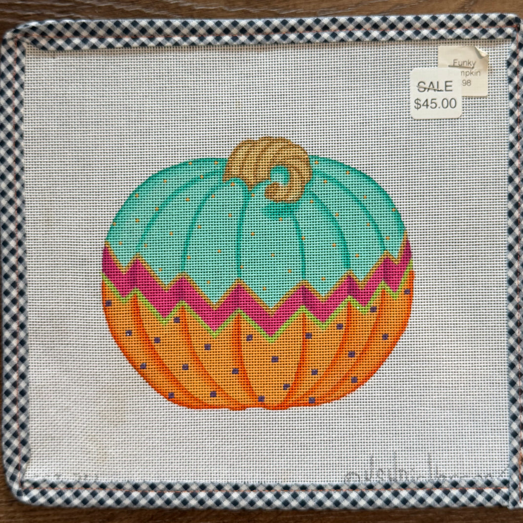 Funky Pumpkin Canvas