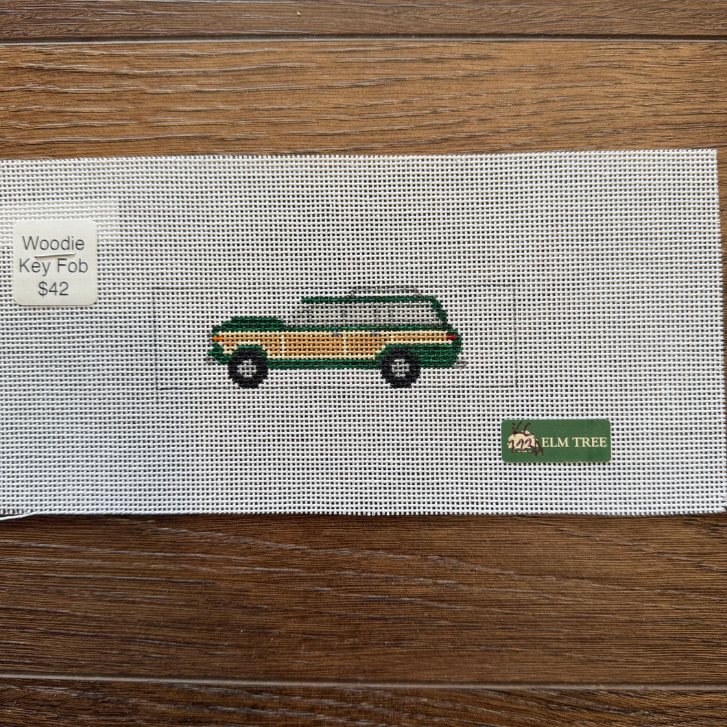 Woodie Flat Key Fob