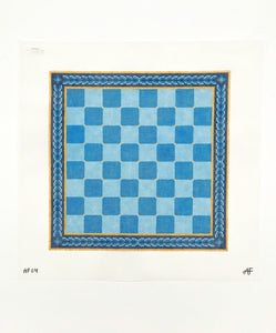 Blue Medallion Chess/Checkers Board