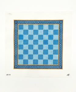 Blue Medallion Chess/Checkers Board