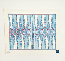 Load image into Gallery viewer, Red Medallion Backgammon Board
