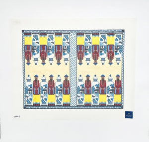 Chinoiserie Backgammon Board