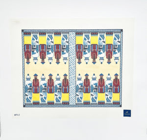 Chinoiserie Backgammon Board