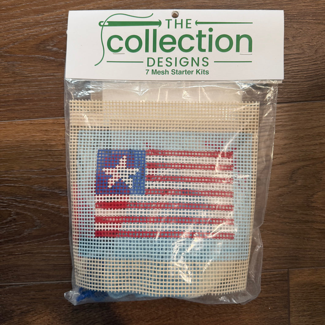 American Flag Needlepoint Kit