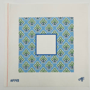 Sky Blue Medallion Frame