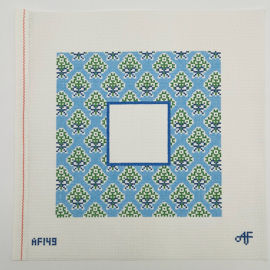 Sky Blue Medallion Frame