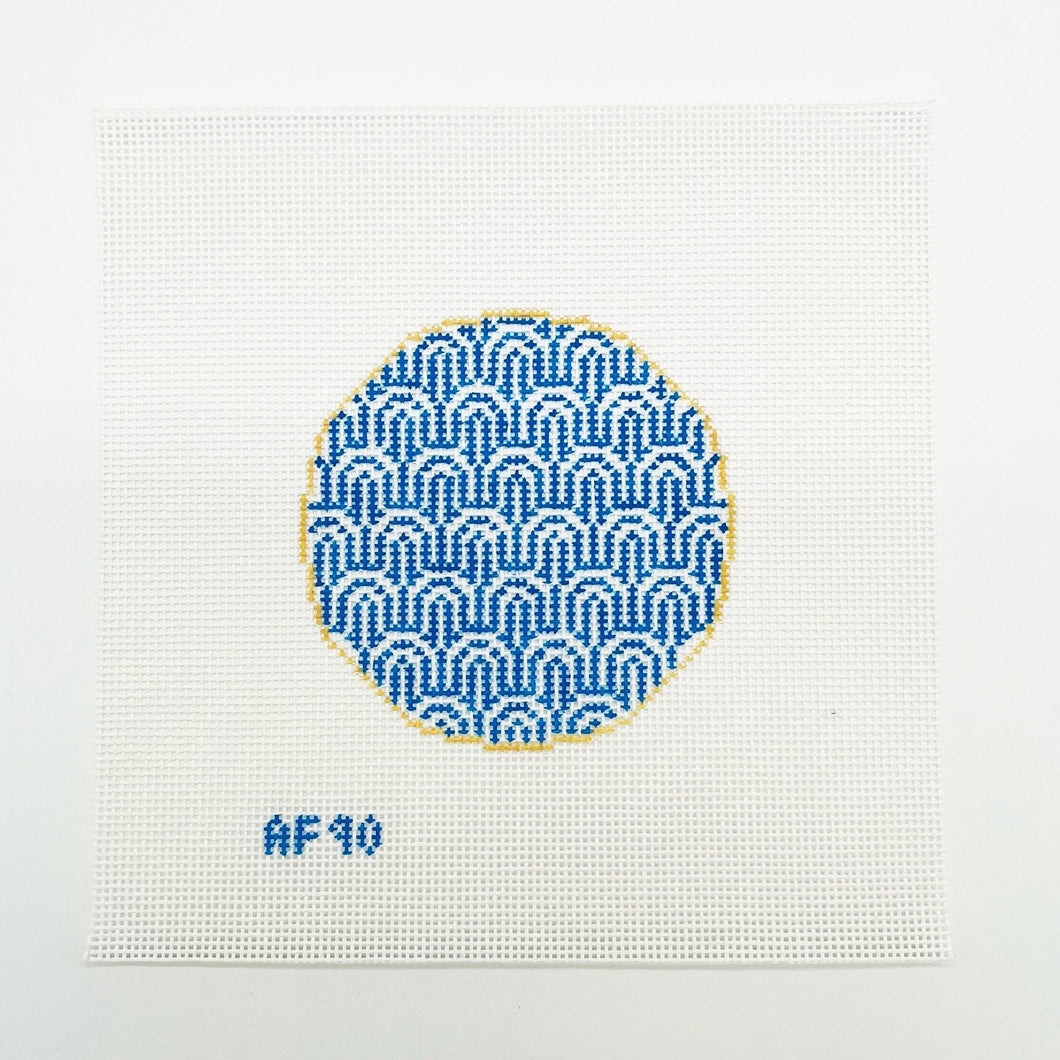 Blue and White Insert