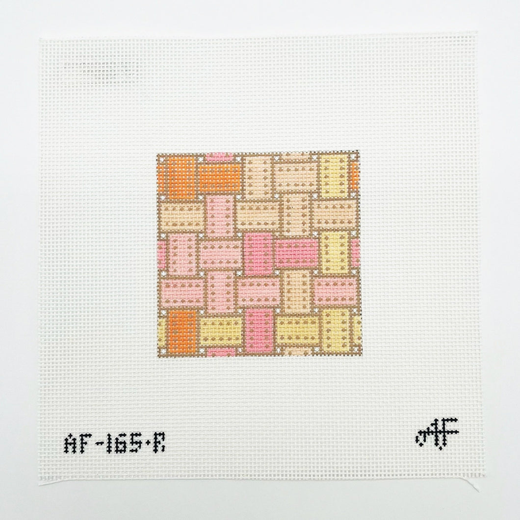 Ribbon 4 x 4 Insert - Rose