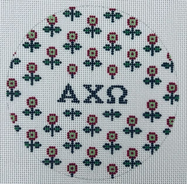 Alpha Chi Omega Allover Flowers