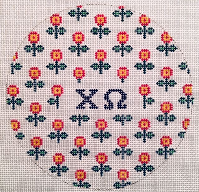 Chi Omega Allover Flowers