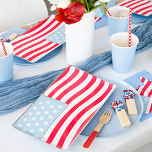 Load image into Gallery viewer, American Flag Plates
