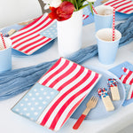 Load image into Gallery viewer, American Flag Plates
