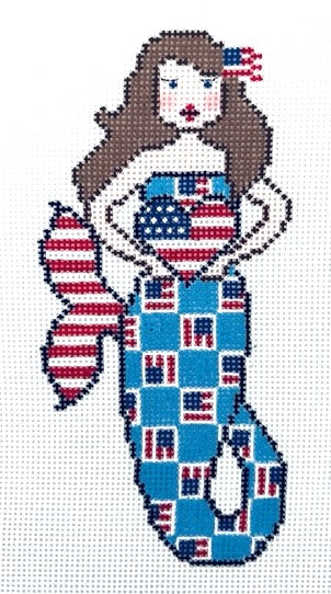 Tossed Flags Mermaid