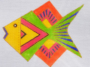Green and Orange Fish