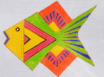 Green and Orange Fish