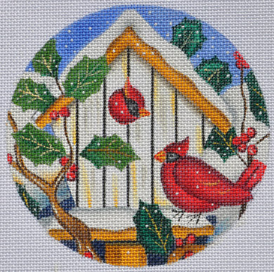 Bird House Ornament