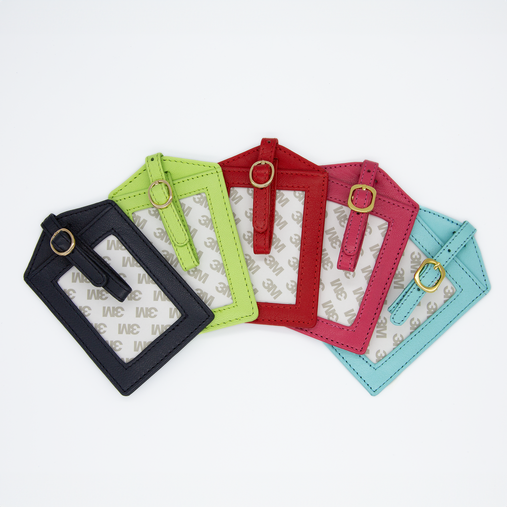 Self-Finishing Luggage Tag