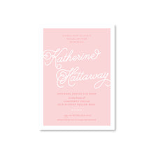 Load image into Gallery viewer, Melanie Pink Invitations
